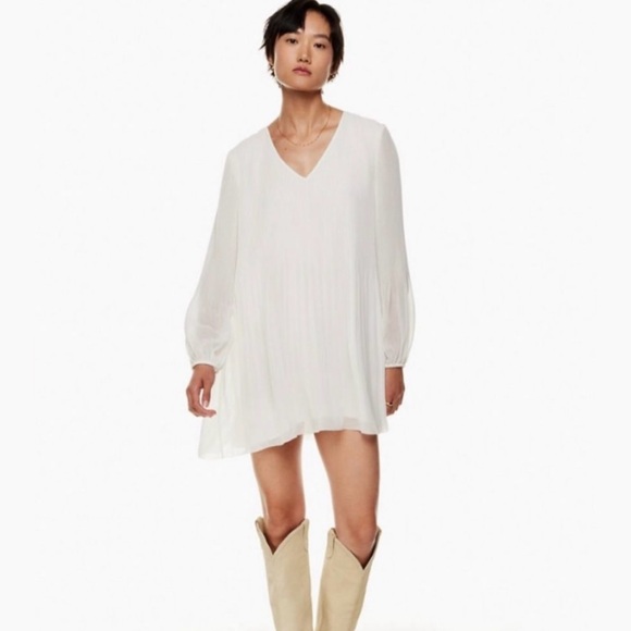 Aritzia Dresses & Skirts - NWT Aritzia Wilfred Prophecy Dress Light Birch XS